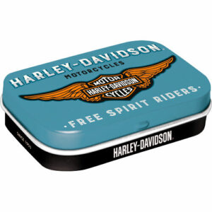 Nostalgic-Art Pillendose "Harley-Davidson - Logo Blue"