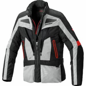 SPIDI Voyager Evo H2Out Textiljacke ice/rot M Herren