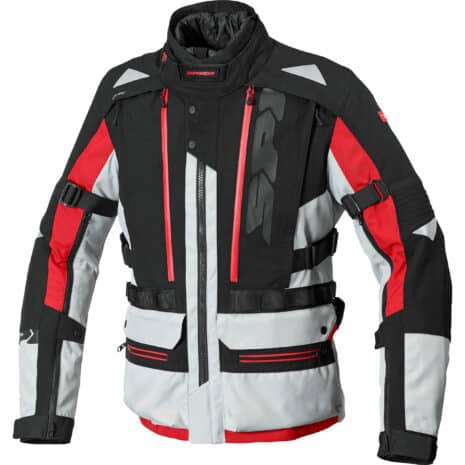 SPIDI Allroad H2Out Textiljacke grau/rot XXL Herren