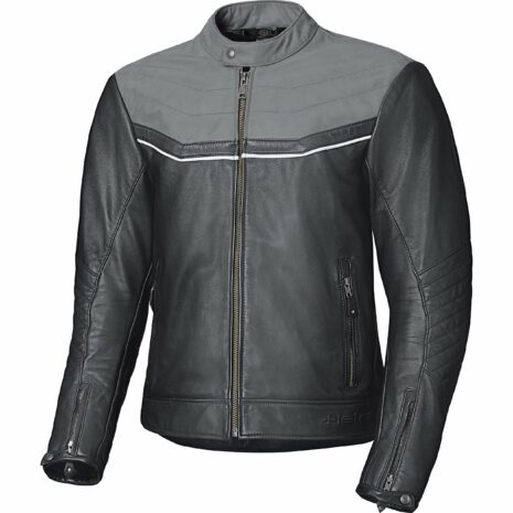 Held Heyden Lederjacke schwarz/grau 52 Herren