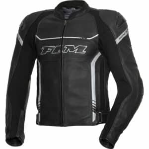 FLM Sports Leder Kombijacke 2.2 schwarz/silber 48 Herren