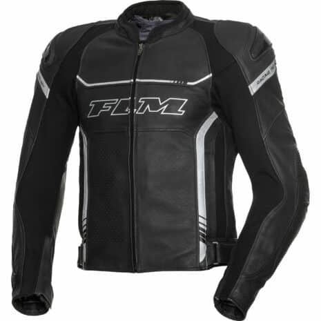 FLM Sports Leder Kombijacke 2.2 schwarz/silber 52 Herren