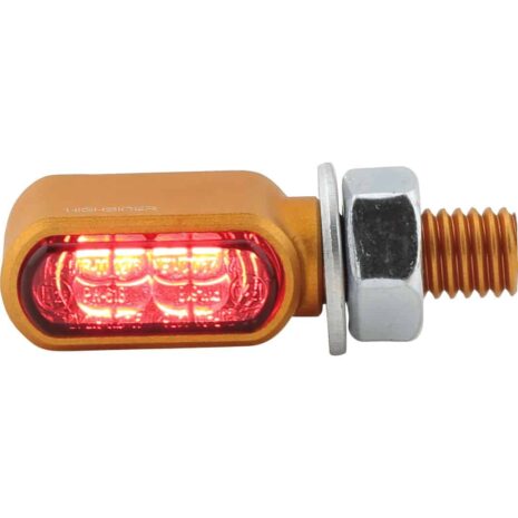 Highsider LED Rücklicht-/Blinkerpaar Little Bronx M8 gold