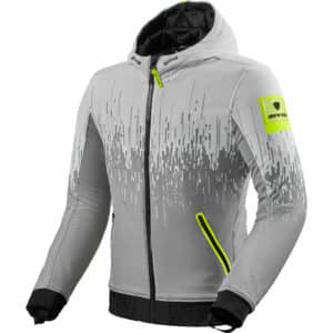 REV'IT! Quantum 2 WB Textiljacke hellgrau/neon-gelb M