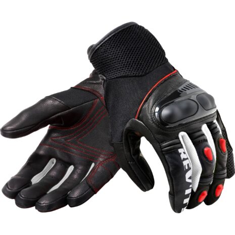 REV'IT! Metric Handschuh schwarz/neon-rot M Herren