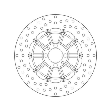 Brembo Bremsscheibe Oro starr 68B407D3  285/51/68/5/13/4