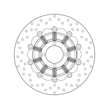 Brembo Bremsscheibe Oro schwimmend 78B40816  285/62/79/4/10