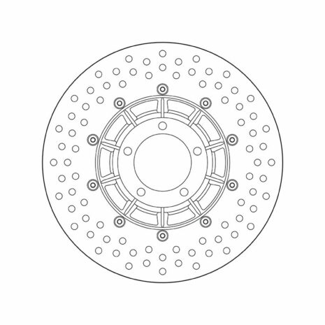 Brembo Bremsscheibe Oro starr 68B407B1  260/62/79/5/8