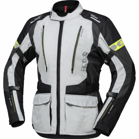 IXS Lorin-ST Textiljacke grau/schwarz-neongelb L Herren