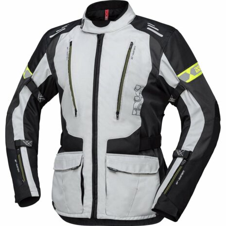 IXS Lorin-ST Textiljacke grau/schwarz-neongelb XL Herren