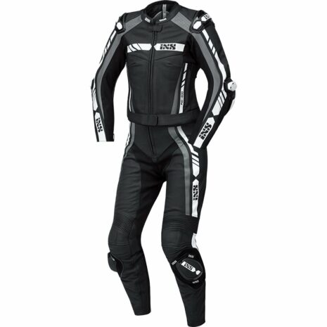 IXS RS-800 1.0 LD Sport Damen Lederkombi 2-tlg. schw/gra/wei 38 Damen