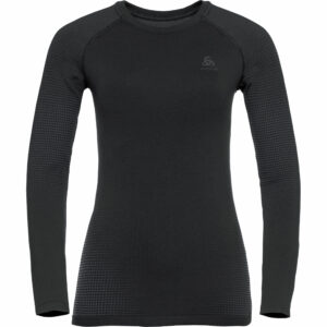 Odlo Performance Warm Eco Damen Baselayer-Top anthrazit XL Damen