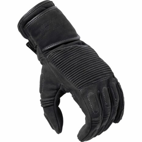 FLM Touren Lederhandschuh Nubuk 1.0 schwarz M Herren