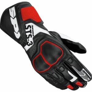 SPIDI STS-3 Lederhandschuh rot/schwarz XL Herren