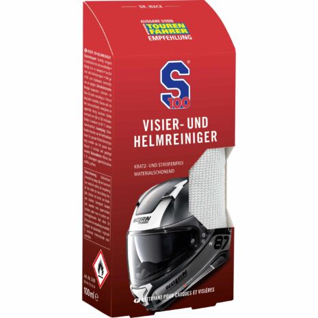 S100 Visier- und Helmreiniger mit Mikrofasertuch 100ml