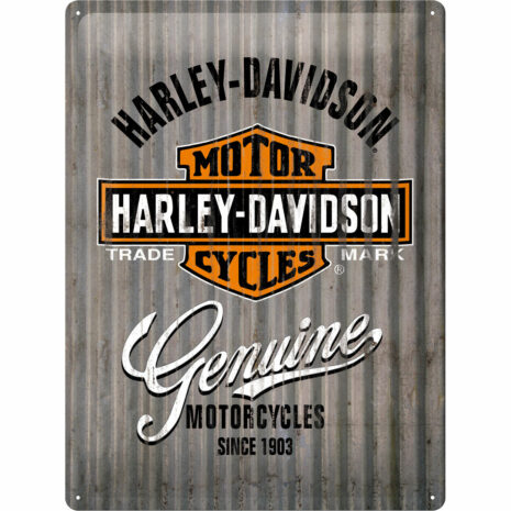 Nostalgic-Art Blechschild 30 x 40 Harley-Davidson "Metal Wall"