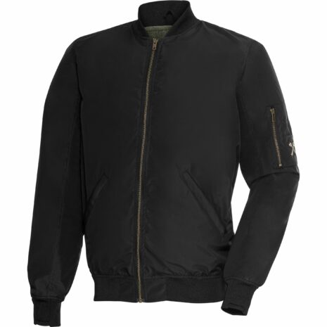 John Doe Flight Textiljacke schwarz 5XL Herren