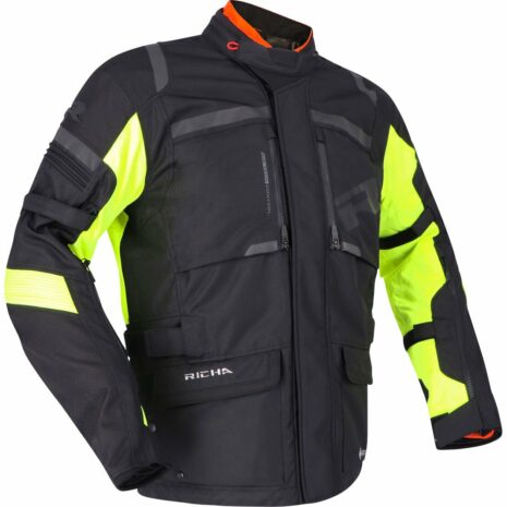 Richa Brutus Gore-Tex Textiljacke schwarz/fluogelb L Herren