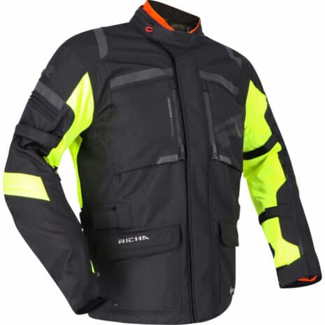 Richa Brutus Gore-Tex Textiljacke schwarz/fluogelb 5XL Herren