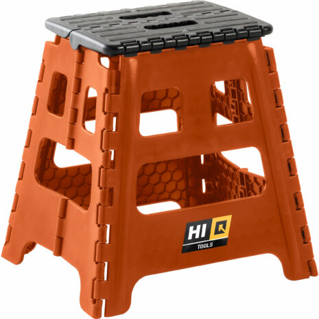 Hi-Q Tools MX Falt-Hocker bis 150 Kg orange/schwarz