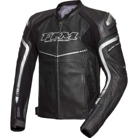 FLM Laguna Seca Lederkombijacke schwarz 54 Herren