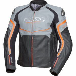 FLM Laguna Seca Lederkombijacke schwarz/orange 54 Herren