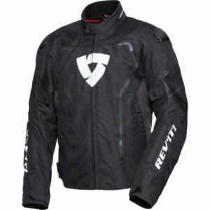 REV'IT! Flux H2O Textiljacke schwarz/grau M Herren