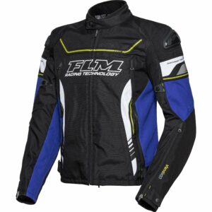 FLM Octane Textiljacke schwarz/blau/weiß/gelb M Herren