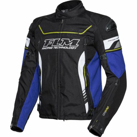 FLM Octane Textiljacke schwarz/blau/weiß/gelb XL Herren