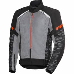 FLM Ram Air Textiljacke schwarz/grau L Herren