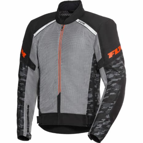 FLM Ram Air Textiljacke schwarz/grau XXL Herren