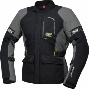 IXS Laminat-ST-Plus Tour Textiljacke schwarz/grau XL (kurz) Herren