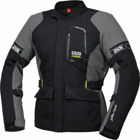 IXS Laminat-ST-Plus Tour Textiljacke schwarz/grau 3XL Herren