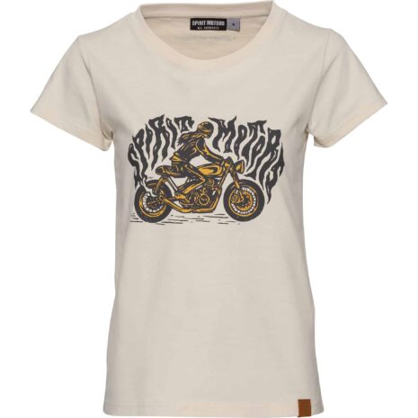 Spirit Motors Racing Ruby Damen T-Shirt creme weiß M Damen