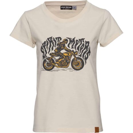 Spirit Motors Racing Ruby Damen T-Shirt creme weiß L Damen