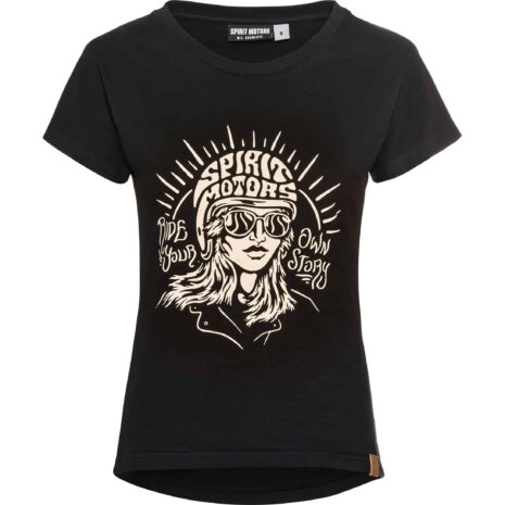 Spirit Motors Joyful Jodie Damen T-Shirt schwarz M Damen