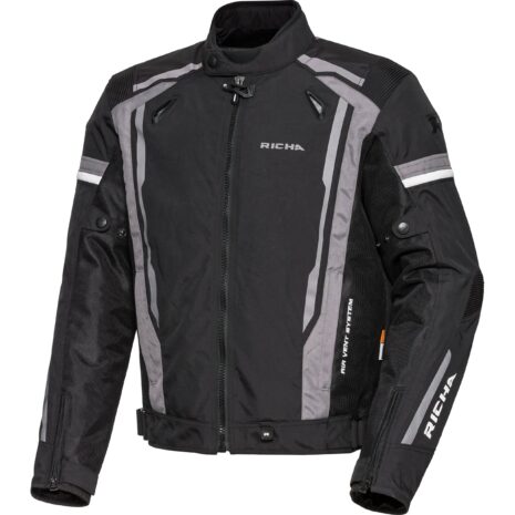 Richa Airstream V1 Textiljacke schwarz/grau XXL Herren