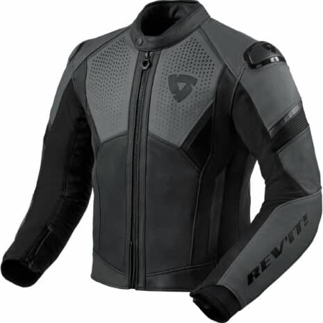 REV'IT! Matador Lederkombijacke schwarz/anthrazit 50 Herren