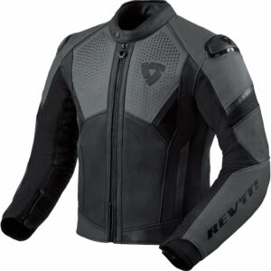 REV'IT! Matador Lederkombijacke schwarz/anthrazit 52 Herren