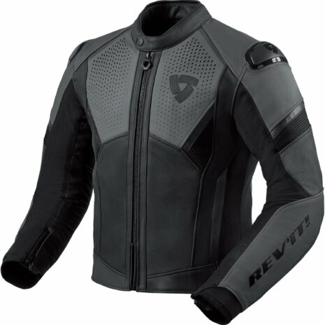 REV'IT! Matador Lederkombijacke schwarz/anthrazit 56 Herren