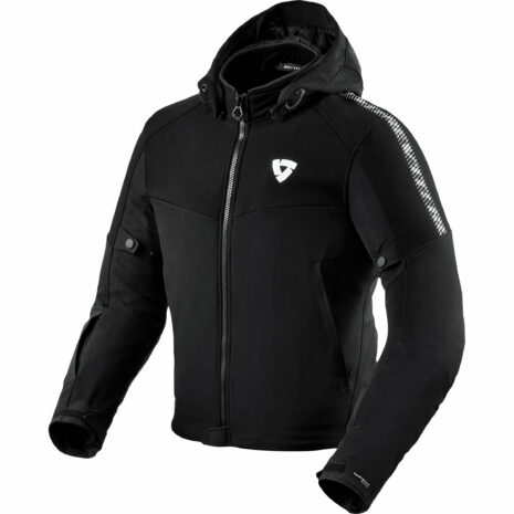 REV'IT! Proxy H2O Textiljacke schwarz/weiß M Herren