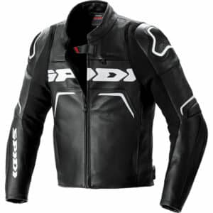 SPIDI Evorider 2 Lederjacke schwarz/weiß 56 Herren