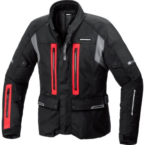 SPIDI Traveler 3 H2Out Jacke schwarz/rot XL Herren