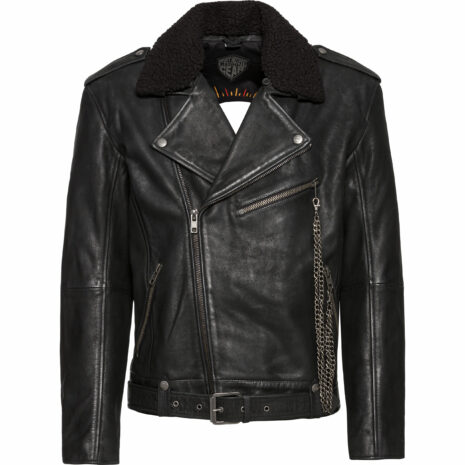 Spirit Motors Smoky Liam Lederjacke schwarz L Herren