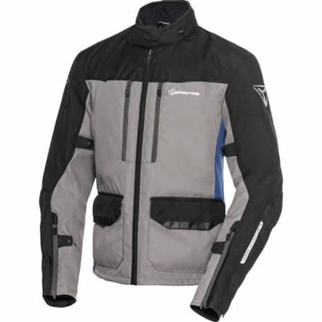 Pharao Skeen WP Textiljacke schwarz/grau/blau M Herren