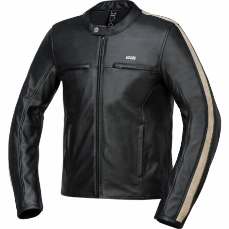 IXS Stripe Classic LD Lederjacke schwarz 52 Herren