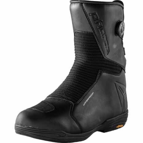 Pharao Delta WP Motorradschnürstiefel lang schwarz 43 Herren