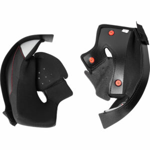 Nexo Wangenpolster Integralhelm Fiberglas Sport III schwarz S