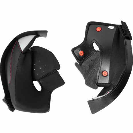 Nexo Wangenpolster Integralhelm Fiberglas Sport III schwarz M