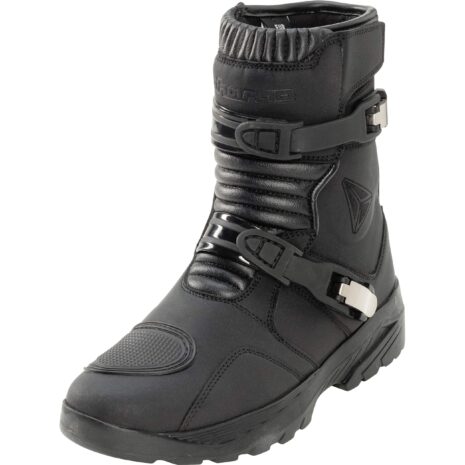 Pharao Robson WP Motorradstiefel kurz schwarz 42 Herren